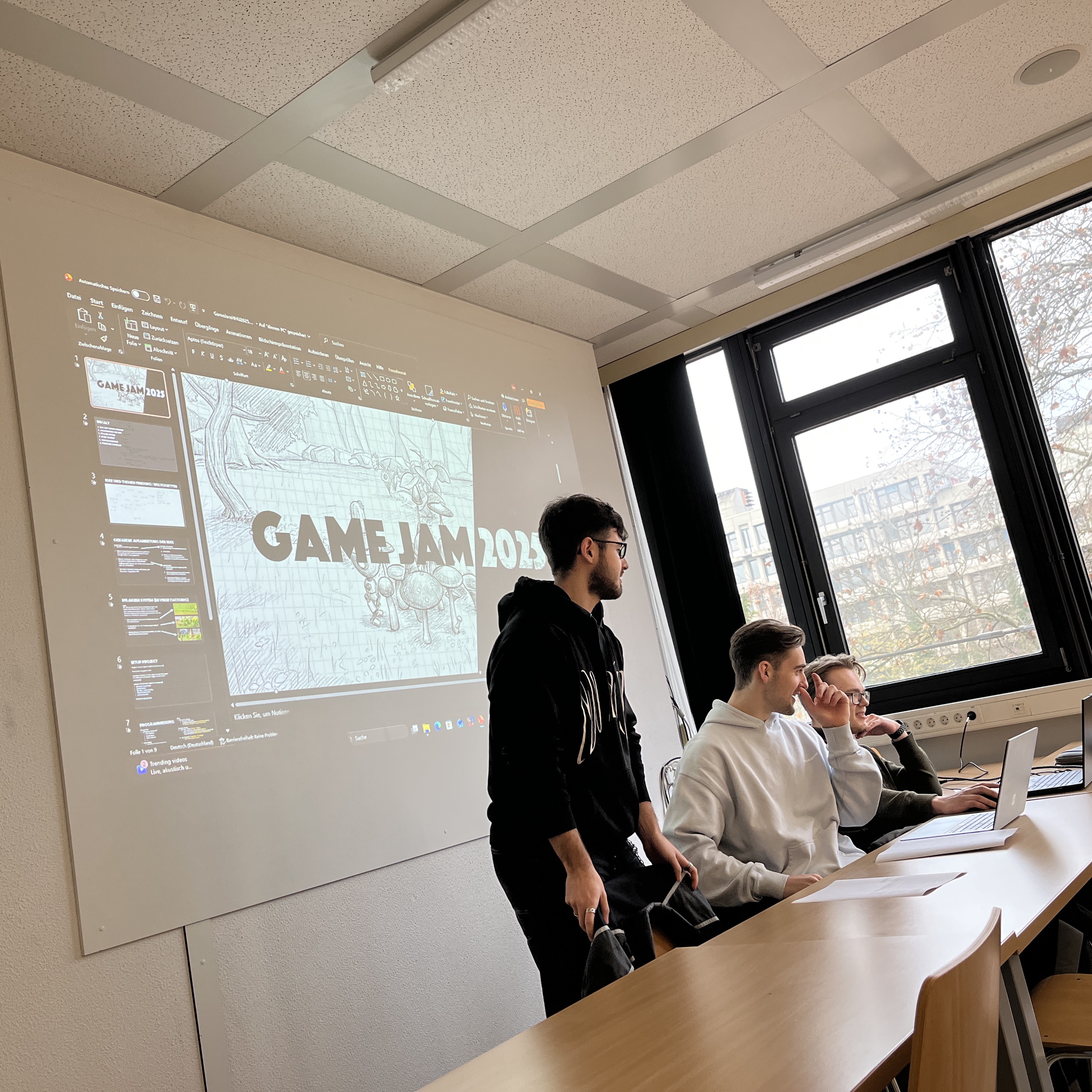Game Jam Präsentation und Entwicklung